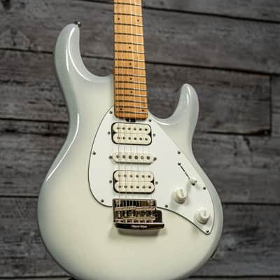 Ernie Ball Music Man Silhouette - Snowy Night, Roasted Maple Neck/Matching Headstock image 2