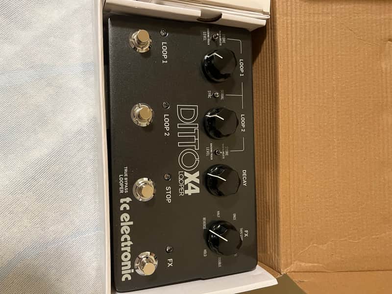 TC Electronic Ditto X4 Looper 2016 - Present - Black image 1
