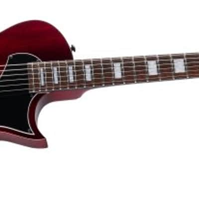 ESP LTD EC-201FT Electric Guitar, See Thru Black Cherry Brand: ESP Model: LEC201FTSTBC image 3