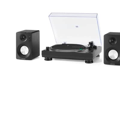Crosley KT100BT-BK K-Series Bluetooth Turntable System - Black, NEW image 7