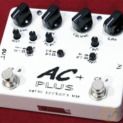 XOTIC EFFECTS USA【AC+ PLUS 】 ACプラス Xotic AC Plus 2-channel Boost/Drive Pedal | Sweetwater