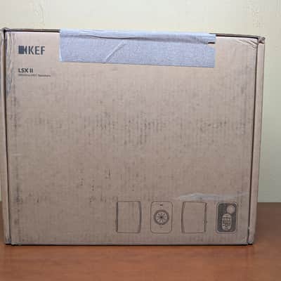 KEF LSX II Wireless HiFi Speakers - Lava Red (Factory Sealed Pair) image 5