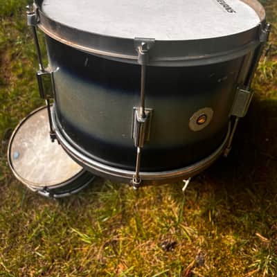 Kent 3pc Drum Kit in Black/Gold Duco 1950’s image 7