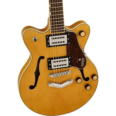Gretsch G2655 Streamliner Center Block Jr. Double-Cut Guitar with V-Stoptail, Laurel Fingerboard, Village Amber TGF33 image 2