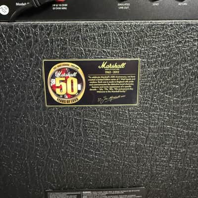 Marshall DSL1C 50th Anniversary 2-Channel 1-Watt 1x8" Guitar Combo 2012 - 2013 - Black image 7