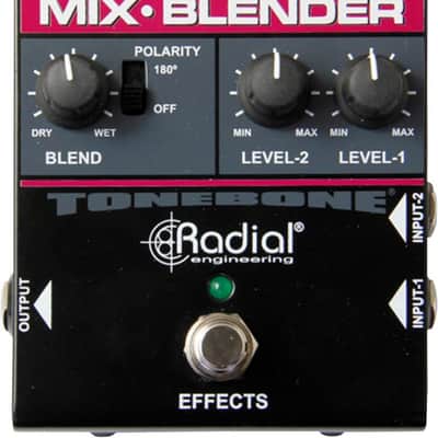 Radial Mix-Blender Dual Instrument Buffer, Mixer and FX Loop Interface with Polarity Switch for Out- image 2