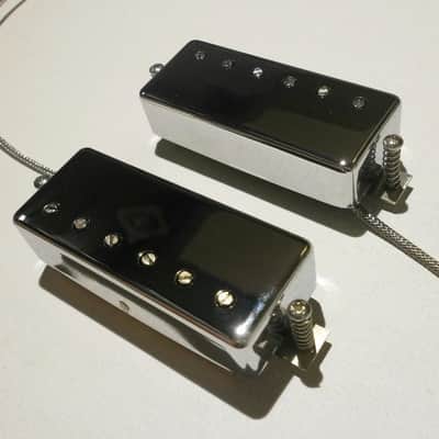 Mini Humbucker Pickups SET 2pcs Vintage Correct Nickel Deluxe Gibson by Q pickups image 4