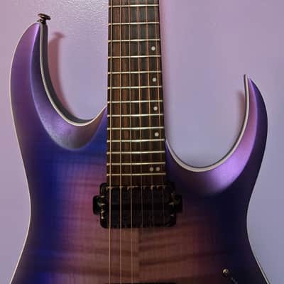 Ibanez RGAR61AL-BAF Axion Label 2019 - 2020 - Black Aurora with Upgraded Pickups Burst image 5