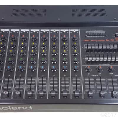 Roland PA-150 Stereo Mixer with Spring Reverb | Reverb