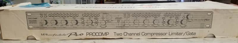 Wharfedale Pro Procomp Two Channel Compressor Limiter/Gate new in box image 1