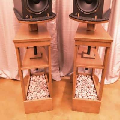 Kozlowski Studio Monitor Stands (Speakers not incl.) 2006 - Solid Wood / Medium Brown image 4