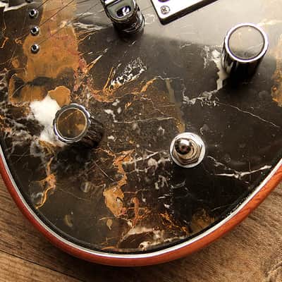 Collectors! Masterbuilt Nemesis with top made of real Black & Gold Marble. Pure artwork and sound image 9