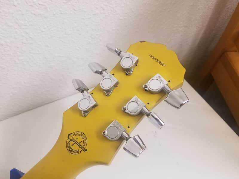 Epiphone SG Junior Jr. TV Yellow Custom Shop Limited Edition Rare