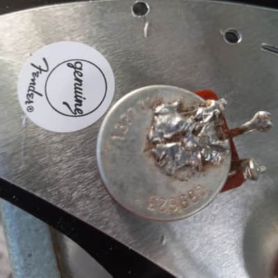 Fender Strat pickguard semi loaded Brandon Wound 1977 pickups '77 pots knobs etc image 6