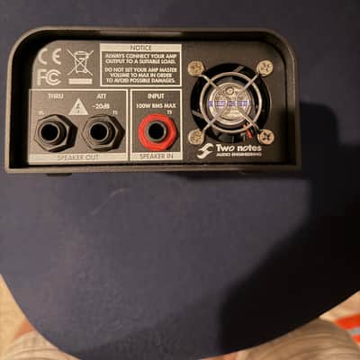 Two Notes Torpedo Captor Loadbox/Attenuator/DI - 4 Ohm 2010s - Black image 3