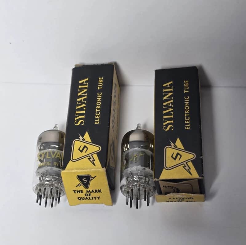 7199 Sylvania Vacuum Tubes Lot of 2 NOS New In Box Dyna 70 Amplifier Pair image 1