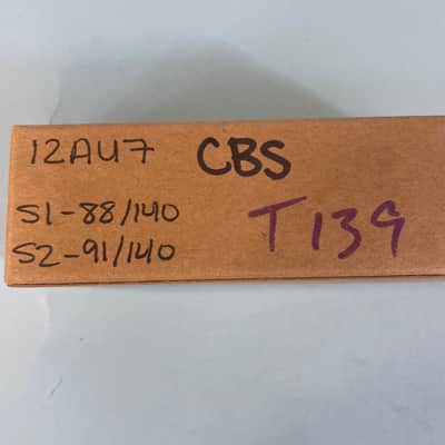 1950s CBS 12AU7A ECC82 Vintage Halo Getter Preamp Tube! T139 image 6