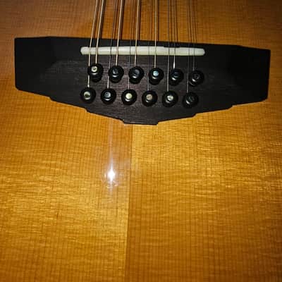 D'Angelico Premier Fulton 12-String Grand Auditorium 2020 - Vintage Natural image 4