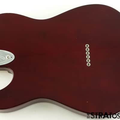 Fender AV II American Vintage Tele 1977 Custom BODY + HARDWARE 77 Wine image 3