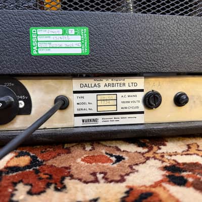 Vintage 1960s Sound City 50 Mark 3 PA EL34 Partridge Valve Amplifier Head CLEAN image 11