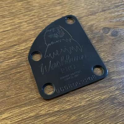Washburn Black Guitar and Bass Neck Plate image 4