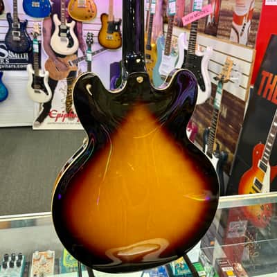 Epiphone Sheraton II Pro Semi Hollow Electric Vintage Suburst with Case - Pre Owned image 11