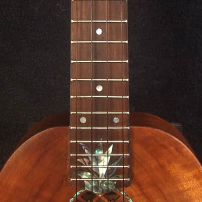 Handmade Soprano Ukulele, Solid Hawaiian Koa, Acacia Archback Pineapple, Soft-bag, Bruce Wei UAW13-2006 image 3