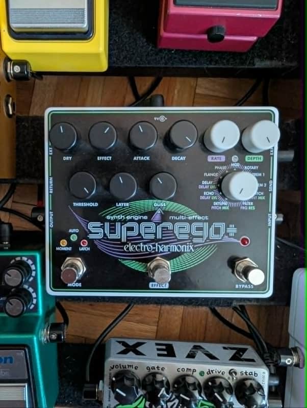 Electro-Harmonix Superego Plus Synth Engine/Multi Effect 2017 - Present - Black/Purple/Green image 1