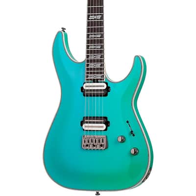 Schecter Guitar Research C-1 SLS Hollywood Electric Guitar Regular Glacier Metallic image 3