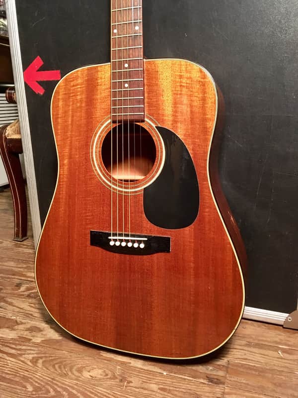 Sigma (by Martin) Dm-3M 1980s all-mahogany dreadnaught image 1