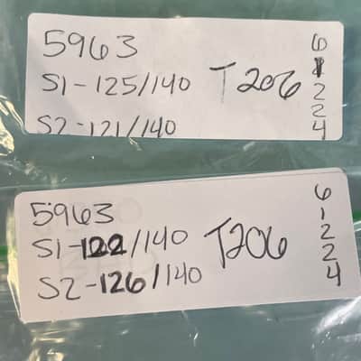 1973 RCA 5963 12AU7WA ECC82 (X2) Matched Pair Vintage 1970s Preamp Tubes! T206 image 13