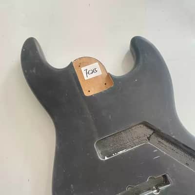 Fender Electric Bass Guitar Body (Unfinished) - Black Alder - Slight Imperfections image 3