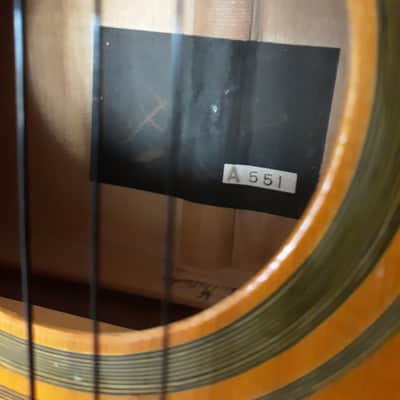 Matsuoka Aria A551, Pre-Serial Number Black Label (late 50s-early 60s), OHSC image 18