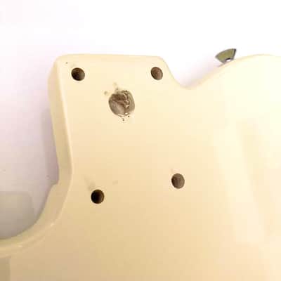 Squier Telecaster Body - Olympic White - extra pickguard image 9