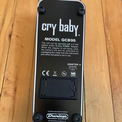 Dunlop GCB95 Cry Baby Standard Wah 1982 - Present - Black image 2