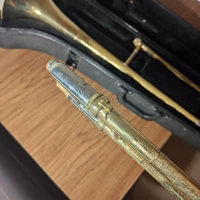 Jupiter JSL332L Student Bb Slide Trombone 2010s - Clear-Lacquered Brass image 3