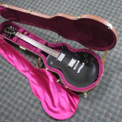1985 Gibson Les Paul Studio Black/Ebony! Shaw Humbuckers! w/hardshell case image 8