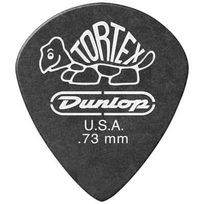 482P73 Tortex Pitch Black Jazz III 0,73 mm Sachet de 12 Dunlop image 2
