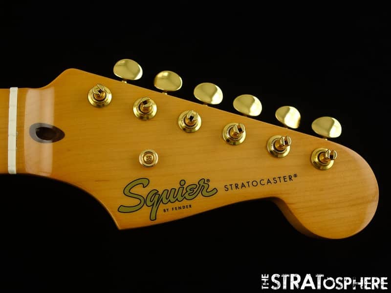 Fender FSR Squier Classic Vibe 50s Stratocaster Strat, NECK w/ GOLD TUNERS Maple image 1