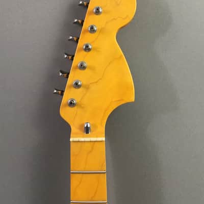 Loaded Custom NOS Relic Rock Maple Guitar Neck Strat Amber Nitro CBS Bullet Truss Rod + Gotoh MIJ Tuners image 2