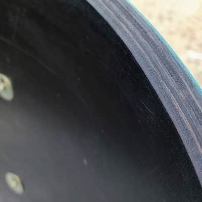 90's-00's Premier Teal/Silver Duco 6PC Drum Set image 13