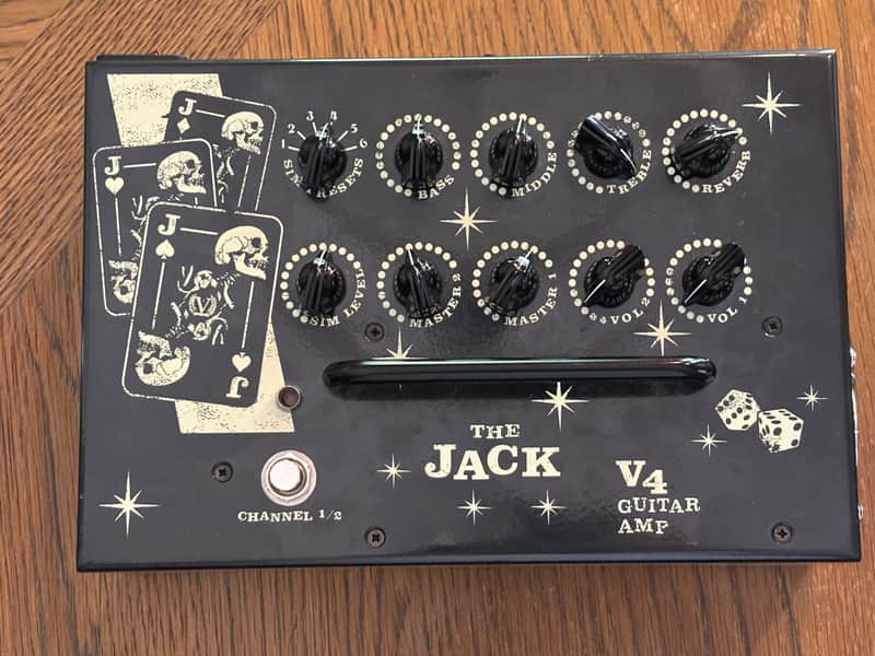 Victory Amps V4 The Jack 2-Channel 180-Watt Hybrid Guitar Amp Pedal 2022 - Present - Black image 1