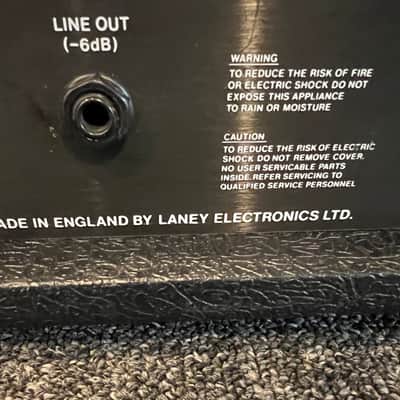 Laney AOR A100 Series 11 100 watt All Tube Guitar Amplifier Head 1990’s - Black image 14