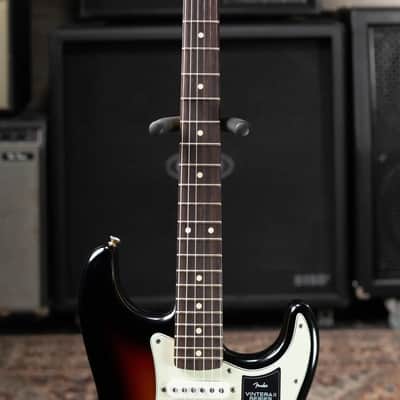 Fender Dealer Exclusive Vintera Road Worn '60s Stratocaster, Rosewood Fingerboard Electric Guitar - 3-Color Sunburst with Hardshell Case image 10