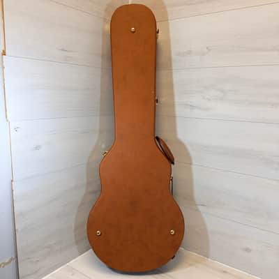 Gibson Les Paul Style Brown Hardshell Guitar Case w/ Red Plush Interior image 3