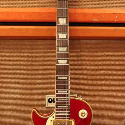 Vintage Hohner Professional L59 Les Paul '59 Flamed Sunburst Left Handed Guitar image 4