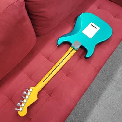 Unknown S-Style Parts Guitar SSS - Turquoise image 4