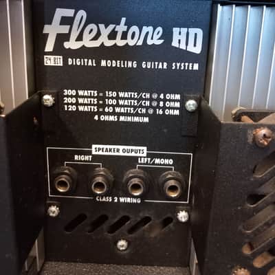 Line 6 Flextone HD 300-Watt Stereo Digital Modeling Guitar Amp Head 1998 - 2000 - Black / Red image 10
