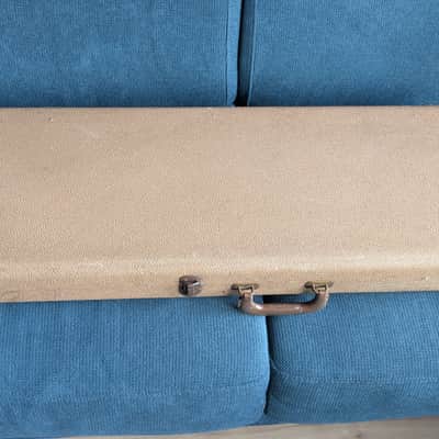 Fender Brown Case 1962 - Brown Tolex - Orange interior image 5