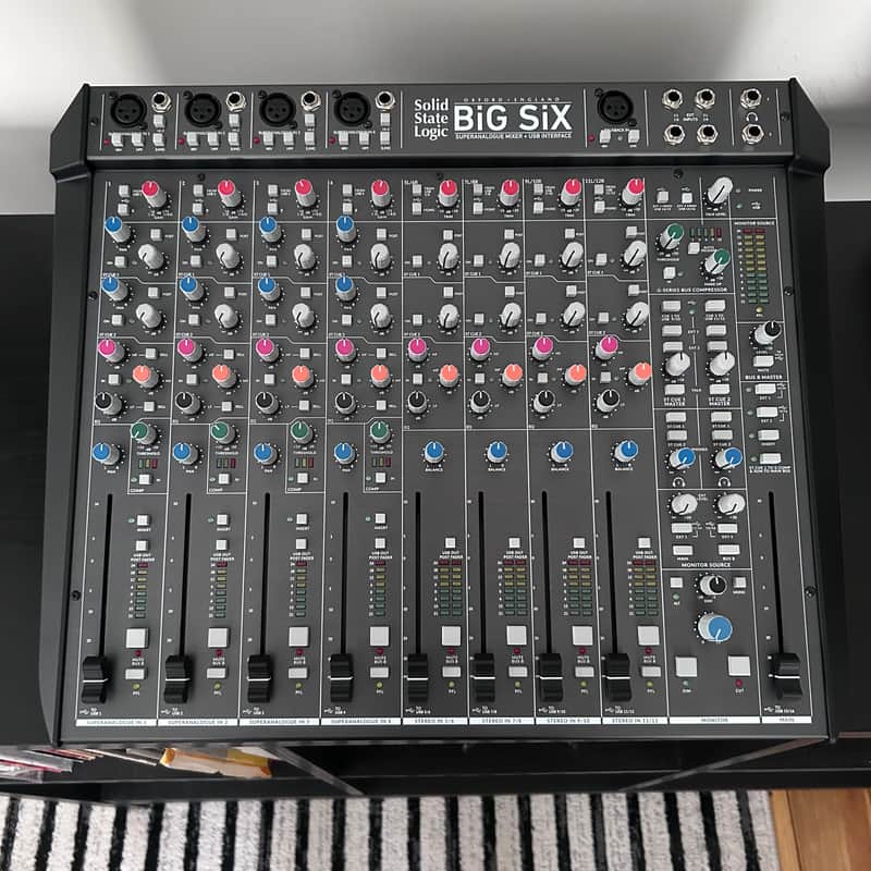 Solid State Logic BiG SiX 6-Channel Analog Mixer 2022 - Present - Black image 1